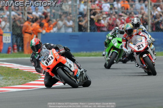 2008-05-11 Monza 1577 Superbike - Race 1 - Lorenzo Mauri - Ducati 999 RS